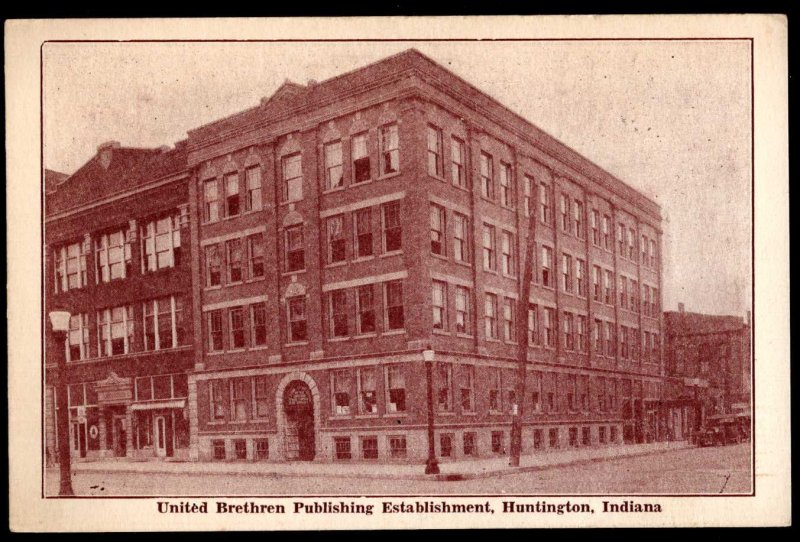 Indiana HUNTINGTON United Brethren Publishing Establishment - DB