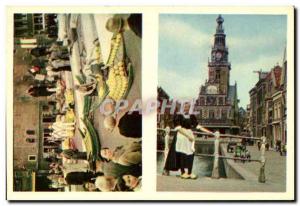 Old Postcard Alkmaar Holland Folklore