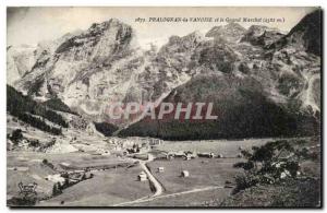 Old Postcard Pralognan les Bains and the general Marchet