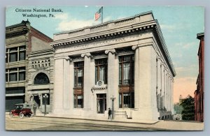 WASHINGTON PA NATIONAL BANK ANTIQUE POSTCARD