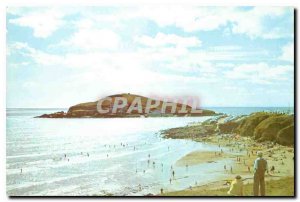 Postcard Modern Bigbury on Sea and Burgh Island