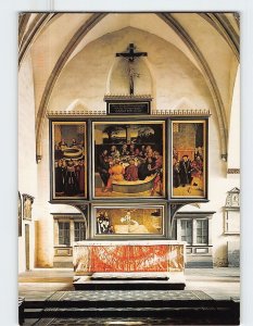 Postcard Innenaufnahme mit Cranach-Altar, Stadtkirche St. Marien, Germany