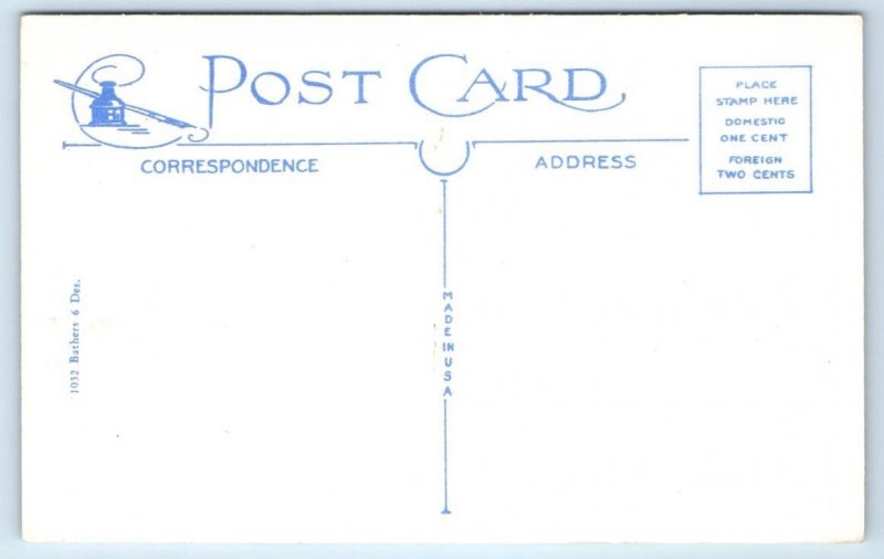 LAGUNA BEACH, Florida FL ~ Chubby Comic PROMINENT PEOPLE c1940s  Postcard