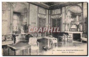 Old Postcard Fontainebleau Palace Music Room