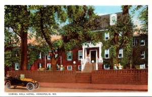 Maryland Annapolis Carvel Hall Hotel 1921 Curteich