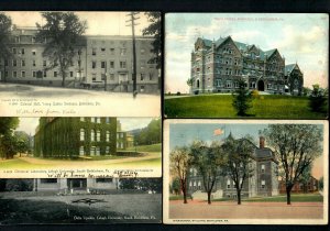 K16 Pa. 5pcs.Colonial Hall for Young Ladies, Chemical Lab, High School, Seminary