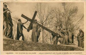 France Lourdes Jesus console les filles d`Israel qui le suivent