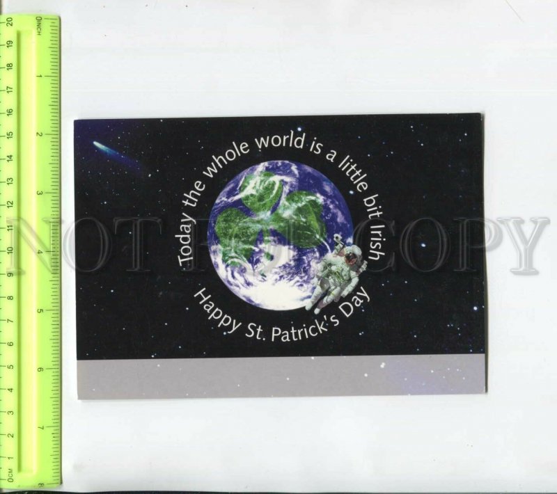 468308 Ireland 2004 year st patrick's festival space postcard POSTAL stationery