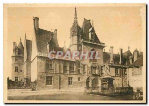 Modern Postcard Bourges Palais Jacques heart the Facade