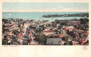 AERIAL VIEW ANNAPOLIS MARYLAND POSTCARD (1905)