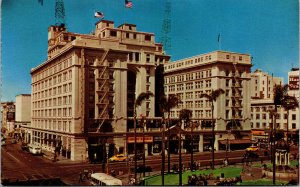 Vtg 1940s The US Grant Hotel San Diego California CA Unused Chrome Postcard