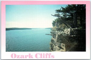 Postcard - A beautiful scenic view, Ozark Cliffs - The Ozarks