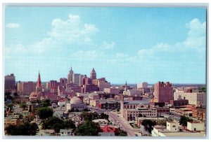 Tulsa's Rapidly Expanding Downtown Looking North Fourteenth Street OK Postcard