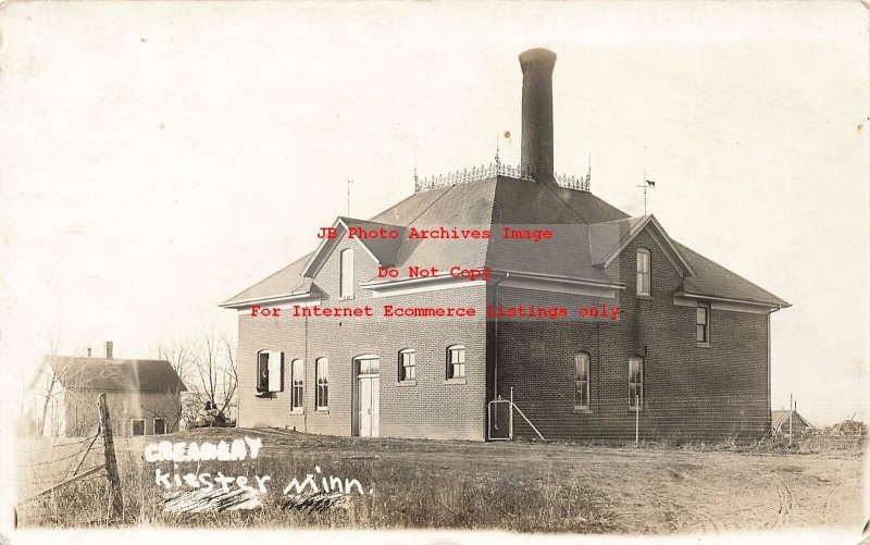 MN, Kiester, Minnesota, RPPC, Farmer's Creamery, Exterior Scene, 1915 PM