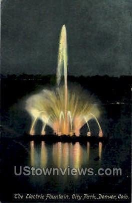 The Electric Fountain, City Park - Denver, Colorado CO