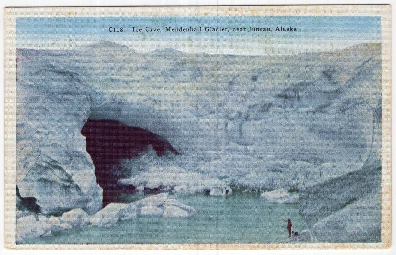 Ice cave, Mendenhall Glacier, near Juneau, Alaska