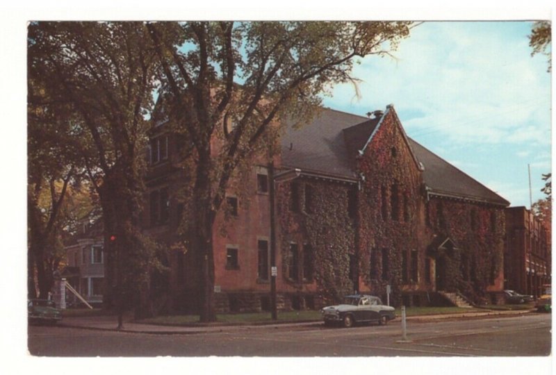 Civic Building, Prince Street & Young Street, Truro, NS, Vintage Chrome Postcard