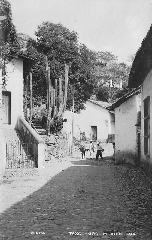 Osuna Taxco-GRO Mexico Real Photo Postcard