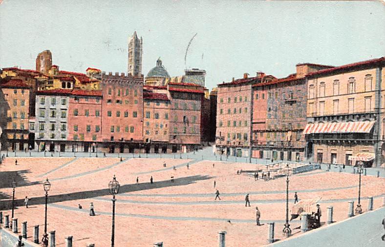 Siena Piazza Vittorio Emanuele Italy 1953 