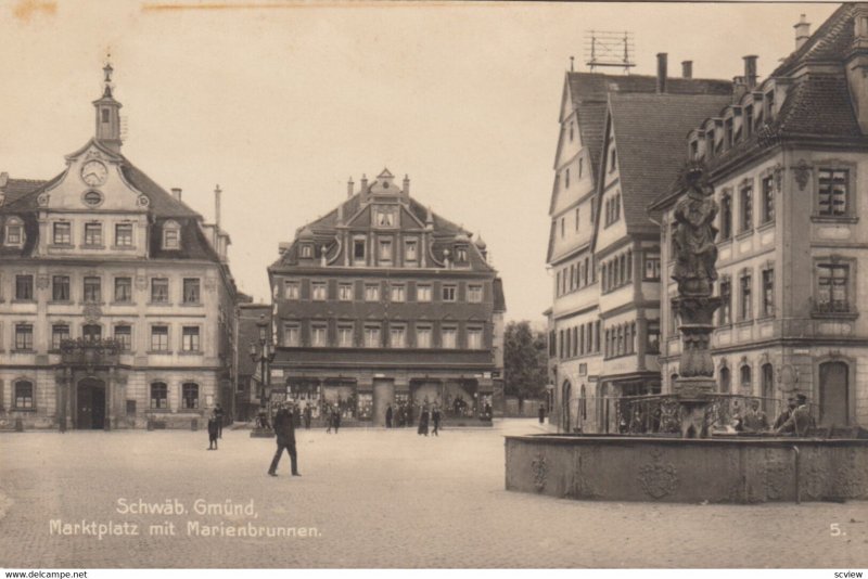 RP: Schwab. Gmünd, Austria, 00-10s ; Marktplatz mit Marienbrunnen