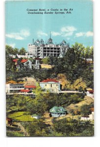 Eureka Springs Arkansas AR Postcard 1930-1950 Crescent Hotel