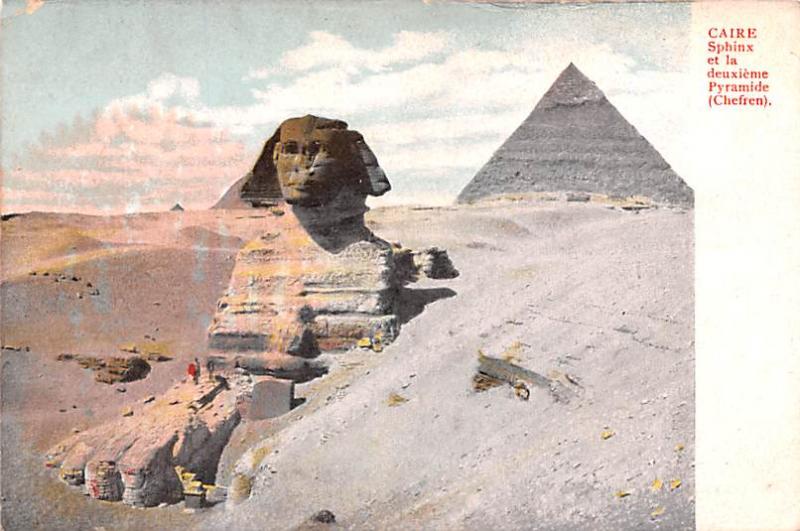 Caire Egypt, Egypte, Africa Sphinx et la deuxieme Pyramide Caire Sphinx et la...