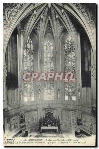 Old Postcard Chambery the XIII century Sainte Chapelle St Shroud there was fi...