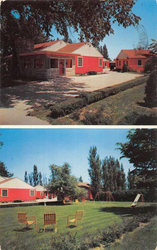 Osceola Iowa Elms Plaza Motel Multiview Vintage Postcard K54750