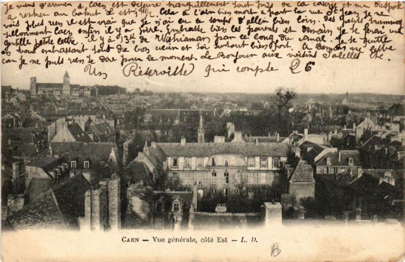 CPA CAEN - Vue générale coté est (515778)