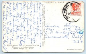 DOLORES HIDALGO, Gto.,  Mexico ~ MONUMENT of INDEPENDENCE c1960s Postcard