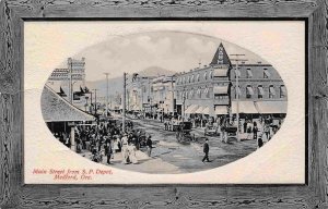 Main Street from SP Depot Medford Oregon 1912 postcard