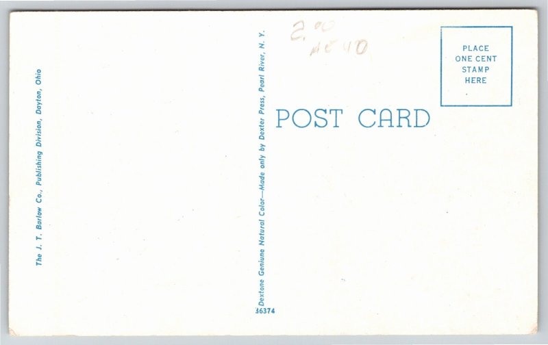 Dayton Ohio~Albert Emanuel Library At University~Vintage Postcard