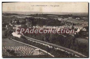 Old Postcard Chateaulin general view