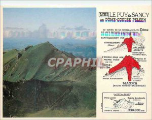 Modern Postcard Puy de Sancy an Dome Coulee Pelean Image Climax Auvergne Mass...