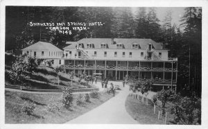 Postcard RPPC Washington Carson Shipherd's Hot Springs Hotel 1920s 23-9136