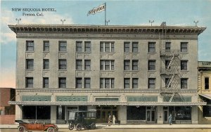 Postcard; New Sequoia Hotel, Fresno CA, Carlin Post Card Co. Unposted