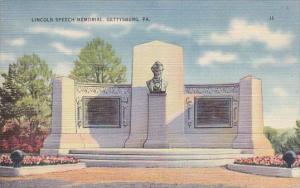Pennsylvania Gettysburg Lincoln Speech Memorial