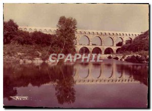 Modern Postcard Pont du Gard Commune Built Around 19 BC by Agrippa