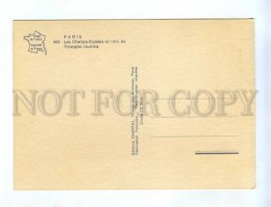 239045 FRANCE PARIS Arc de triomphe Triumphal arch NIGHT old postcard