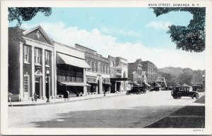 Gowanda NY Main Street Unused Gulley's Postcard H20