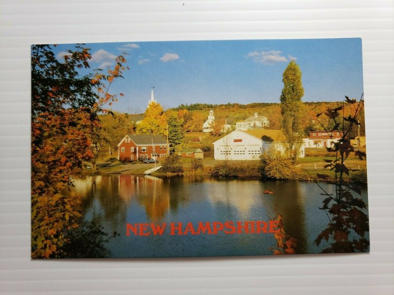 Vintage Postcard East Andover New Hampshire Highland Lake 1988 unposted   678