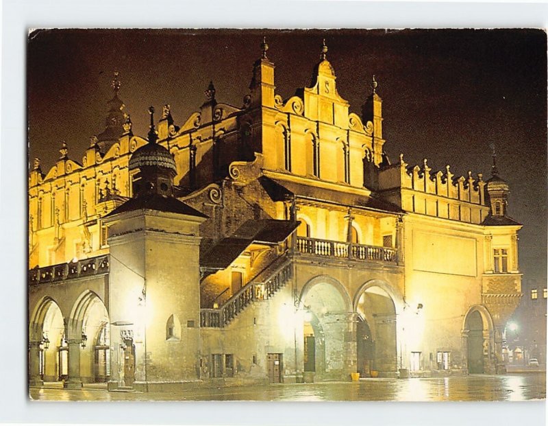 Postcard Sukiennice, Kraków, Poland