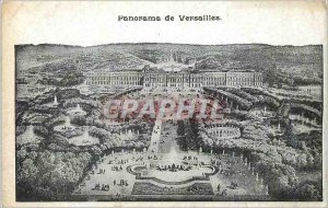 Old Postcard Panorama of Versailles