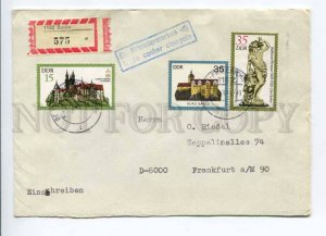 421689 EAST GERMANY GDR 1985 year registered Berlin real posted COVER