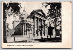 Cathedral Of SS Peter And Paul Philadelphia PA C1908 Postcard K10