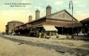 French Market & Red Store - New Orleans, Louisiana LA