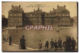 Postcard Old Paris 6th stop the Luxembourg Palace