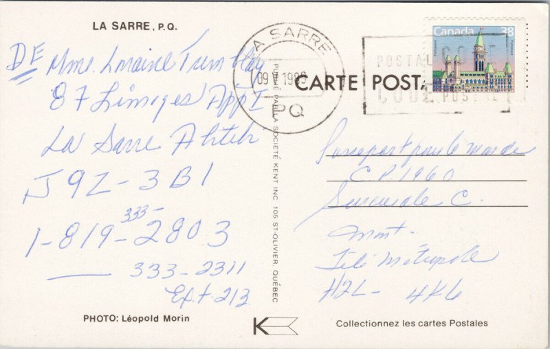 La Sarre Quebec QC Normick Perron Inc. Vintage Postcard F97