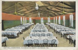 Valparaiso University ~ East Hall Dining Room ~ Valparaiso Indiana IN Postcard