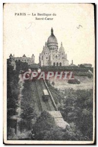 Postcard Old Paris La Basilique du Sacre Coeur